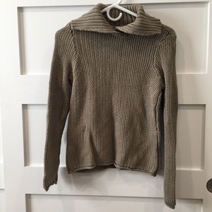 Calvin Klein chunky sweater small brown tan